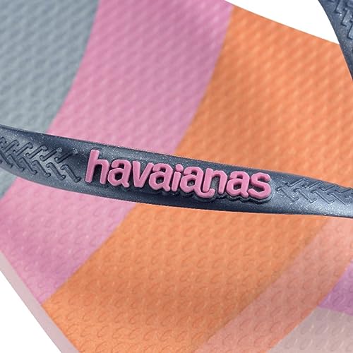 Havaianas Women's Slim Glitter Palette Flip-Flop, Peony Rose, 5/6 US