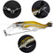WANBY Artificial Silicone Soft Bait Set Luminous Swimbait Shrimp Fishing Lure with Hooks Fishing Tackle Freshwater/Saltwater (5Pcs)