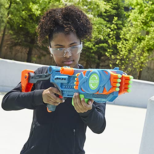 Nerf Elite 2.0 - Flipshots Flip-16 Blaster - Fire 8 Darts Then Flip Barrel to Quickly Fire 8 More - Fire 1 or 2 Darts At A Time - Outdoor Games And Toys For Kids - Boys And Girls - F2551 - Ages 8+