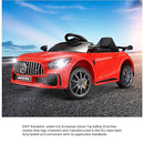 Mazam Kids Ride On Car with Remote Control Mercedes-Benz AMG GTR Licensed Electric Toy Car Red