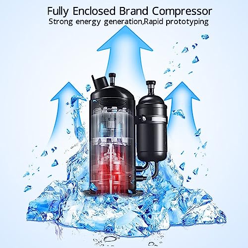 Ice Cream Maker Soft Ice Cream Machine Commercial Ice Cream Making Machine Summer Snack Shop Cafe Desktop Ice Cream Maker Countertop Serve Ice Cream Machine for Home, Party
