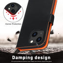 FYY Wallet Case for iPhone 14 Case Compatible with MagSafe,Luxury PU Leather Wallet Phone Case Flip Folio Protective Shockproof Cover with[Card Holder] for iPhone 14 6.1 inch-Black