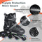 ITurnGlow Adjustable Inline Skates for Kids and Adults, Roller Skates with Featuring All Illuminating Wheels, for Girls and Boys, Men and Ladies