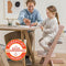 Tripp Trapp Chair from Stokke, White - Adjustable, Convertible Chair for Toddlers, Children & Adults - Convenient, Comfortable & Ergonomic - Classic Design