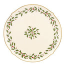 Lenox 830142 Holiday Round Serving Platter, Red & Green, 3.0 LB