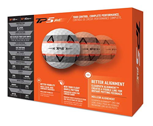 TaylorMade TP5 pix Golf Balls 2021,One Size