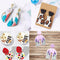 Polymer Clay Cutters, SENHAI 18 Pcs Clay Earring Cutters Different Shape Plastic with Earring Cards, Hooks, Round Circle Shape Cutters Mold for Polymer Clay Jewelry Making