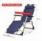 JR Joyreap Reclining Folding Deck Lounge Widening and Strengthening Sun Beach Chair for Outdoor Camping (Blue)