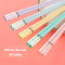 5 Pairs Fiberglass Chopsticks-Reusable Chopsticks Dishwasher Safe, 9.6 inch/24.3cm Matte Non-Slip Family/ Hotel/ Restaurant Chop Sticks, Chinese/Japanese Hair Chopstick Gift Set, Sakura