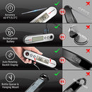 ThermoPro TP610 Dual Probe Meat Thermometer with Temperature Alarm, Rechargeable Instant Read Food Thermometer with Rotating LCD Screen, Waterproof Cooking Thermometer for Grilling, Smoker, BBQ, Oven