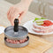 GWHOLE Burger Press with 100PCS Wax Papers Set Non-Stick Patty Maker Hamburger Press Mold Aluminum for BBQ Grill