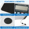 SIKE Professional Digital Floor Medical Scale, Portable - Easy to Read Digital Display - Heavy Duty - Home, Hospital & Physician Use - Pound & Kilogram Settings - 12" x 12.5" Platform - 550 lb Limit