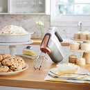 Breville HeatSoft Electric Hand Mixer | Warms Butter for Better Results | 7 Speed Hand Whisk with Powerful 270W Motor | Includes Whisk, Beaters, Dough Hooks & Storage Case [VFM021]