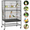 Yaheetech 52-inch Wrought Steel Standing Large Flight King Bird Cage for Cockatiels African Grey Quaker Amazon Sun Parakeets Green Cheek Conures Pigeons Parrot Bird Cage Birdcage with Stand