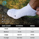 Hylaea No Show Athletic Running Socks for Men Women Youth Compression Low Cut Sports Socks for Gym Workout Tennis Walking Golf Cushion Tab