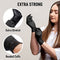 Packware Nitrile Disposable Black Gloves - Latex & Powder Free Work Gloves - Non-Sterile Natural Rubber Gloves for Medical Use, Sensitive Skin, Cleaning and General Use - 100pcs (Large) Black