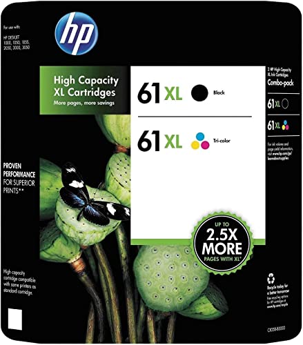 Original HP 61Xl inkjet cartridge - black & color