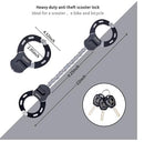 LEFELWEL Scooter Lock,Bike Chain Lock,Electric Scooter Locks Anti Theft for Electric Scooter Segway,Ninebot,Xiaomi, Razor and Bicycle Lock Cable Accessories, (LFW_LOCK)
