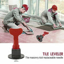 50/200 Tile Leveling System Clips Levelling Spacer Tiling Tool Floor Wall Wrench (200 PCS + 8 Wrenches)