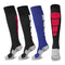 3 Pairs Soccer Socks, Sport Knee High Socks Calf Compression Athletic Socks for Men and Women Running & Training Football Thickening Keep Warm Cushion Sock