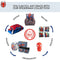 Idea Nuova Marvel Spiderman Oversized Gaming Bean Bag Chair with Side Pocket