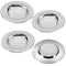 Stainless Steel Sink Strainer Plug,4 Pieces Stainless Steel Sink Drain Filters,Sink Metal Strainer Bath Basin Plughole Filter,for Sink,Bathrooms,Shower,Kitchens,78 * 40 * 15mm,Silver