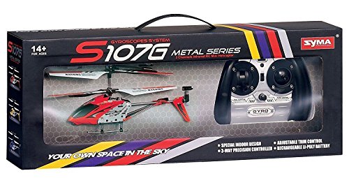 Syma S107/S107G R/C Helicopter with Gyro- Red