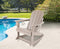 ABCPATIO Adirondack Rocking Chairs Weather Resistant Outdoor Patio Chair with Cup Holder, Seat Width 20" Light Brown