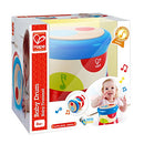 Hape Baby Drum Battery Operated Musical Percussion Instrument Wooden Toy Kids 6m