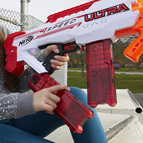 Nerf Ultra Speed Fully Motorized Blaster, Fastest Firing Nerf Ultra Blaster, 24 Nerf AccuStrike Ultra Darts, Uses Only Nerf Ultra Darts