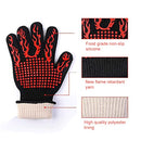 Dynus BBQ Grill Gloves 1472℉ 800℃ Extreme Heat Resistant Grilling Gloves Non-Slip Silicone Insulated Grill Mitts for Cooking, Grilling, Fireplace, Oven, Kitchen, Welding, Smoker, Cutting