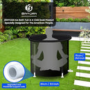 BINYUAN XL Large Ice Bath Tub for Athletes With Cover 99 Gallons Cold Plunge Tub for Recovery, Multiple Layered Portable Ice Bath Plunge Pool Suitable for Gardens, Gyms and Cold Water Therapy Training
