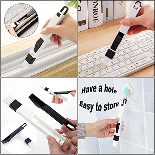 6Pcs Window Cleaning Brushes,Window Groove Cleaning Tool,Window Door Track Groove Corner Gap Cleaning Brush,Window Groove Cleaning Brush,Window or Sliding Door Track Cleaning Brush, Tile Lines Brush