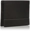 GUESS Men's Leather Slim Bifold Wallet, Black/White, One Size