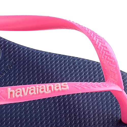 Havaianas Women's Slim Logo Flip Flops, Multicolor Pink 787, 10 US