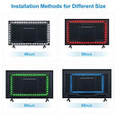 LED TV Backlights, 3m/9.8ft USB LED Strip Lights with Remote SMD 5050 LED Lights 5V LED Strip Bias Lighting for 46 inch~65 inch HDTV Television PC Monitor Home Theater [Energy Class A]