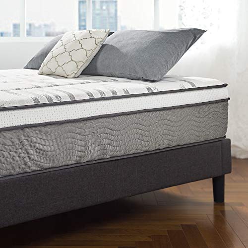 Zinus Chiro iCoil Queen Mattress Pocket Spring Memory Foam Mattress Bed Euro Top - Medium Comfort Feel