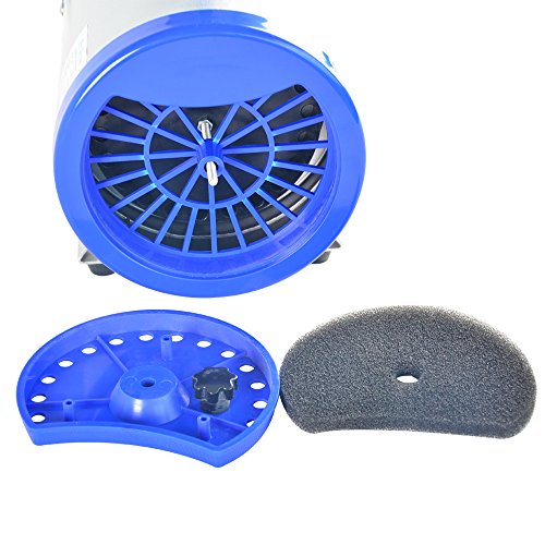 SHELANDY Pet Hair Force Dryer Dog Grooming Blower with Heater(Blue)