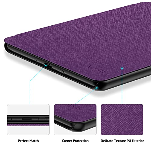 OLAIKE Case for All-New 6.8" Kindle Paperwhite (11th Generation - 2021 Release), Durable Smart Cover with Auto Sleep/Wake, Only Fit 2021 Kindle Paperwhite or Signature Edition, Purple