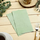 Dinner Napkins Paper Hand Towels Disposable Cocktail Napkins Dinner Napkins for Wedding, Birthday, Events, Guest Bathroom, Bridal Shower Party Favors, 13 x 15.75 Inch (Green,100 Pcs)