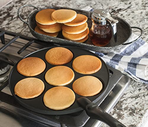 Nordic Ware Scandinavian Silver Dollar Pancake Pan, Black