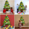 DIY Felt Christmas Tree with 32pcs Ornaments 4ft Family 3D Fake Xmas Tree with 20 LED Lights for Kids Toddlers Home Door Window Wall Christmas (Merry Christmas)