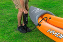 Bestway | Hydro-Force Rapid X2 Kayak| Inflatable Boat Set with Hand Pump, Paddles, Seats, Fins and Storage Bag | Two Seater