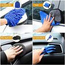 22pcs Car Cleaning Tool Kit Car Wash Kit, Car Detailing Brush Set, Auto Detailing Drill Brush Set,Car Cleaning Brushes for Cleaning Wheels,Dashboard,Interior,Exterior,Leather,Air Vents,Emblems.