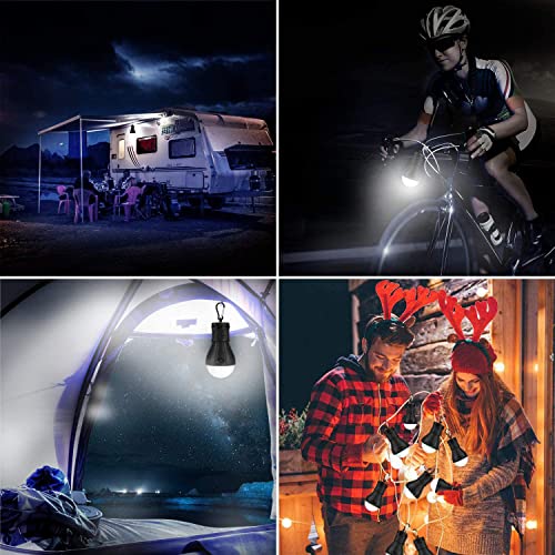 DawnTrees Tent Light, Camping Light, Camping Tent Portable LED Lights, Battery-Powered Emergency Lights, Hurricane Lights, Blackout Lights, Hook Lights, Used for Hurricane Emergency Backpack Hiking.