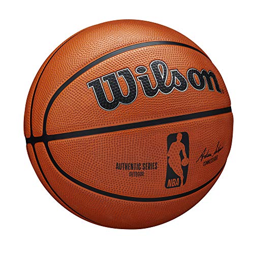 WILSON NBA Authentic Series Outdoor Basketball, Size 5 Brown WTB7300ID05