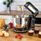 Quest 34450 3 Litre Compact 6 Speed Watt Stand Mixer with Stainless Steel Bowl and Dough Hook and Beater, 250 W, 3 Liters, Black
