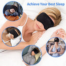 Bluetooth Sleeping Headphones,Perytong Skin-Friendly Wireless Music Bluetooth Sleep Eye Mask,Upgraded Travel Sleeping Headset,Bluetooth Handsfree Sleep Eye Shades Built-in Speakers Microphone Washable