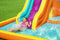 Bestway Inflatable Water Park 5.65x3.73x2.65m Slide World Jumping Castle, Climbing Wall Game, Double Slides Blow Up Playground Bouncer for Outdoor