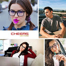 CHEERS DEVICES 5 Pack Reading Glasses Blue Light Blocking Glasses, Computer Readers for Women Men Anti Glare Eyeglasses (5 Pack Mix Color, 2.5), 5 Pack Mix Color, Medium